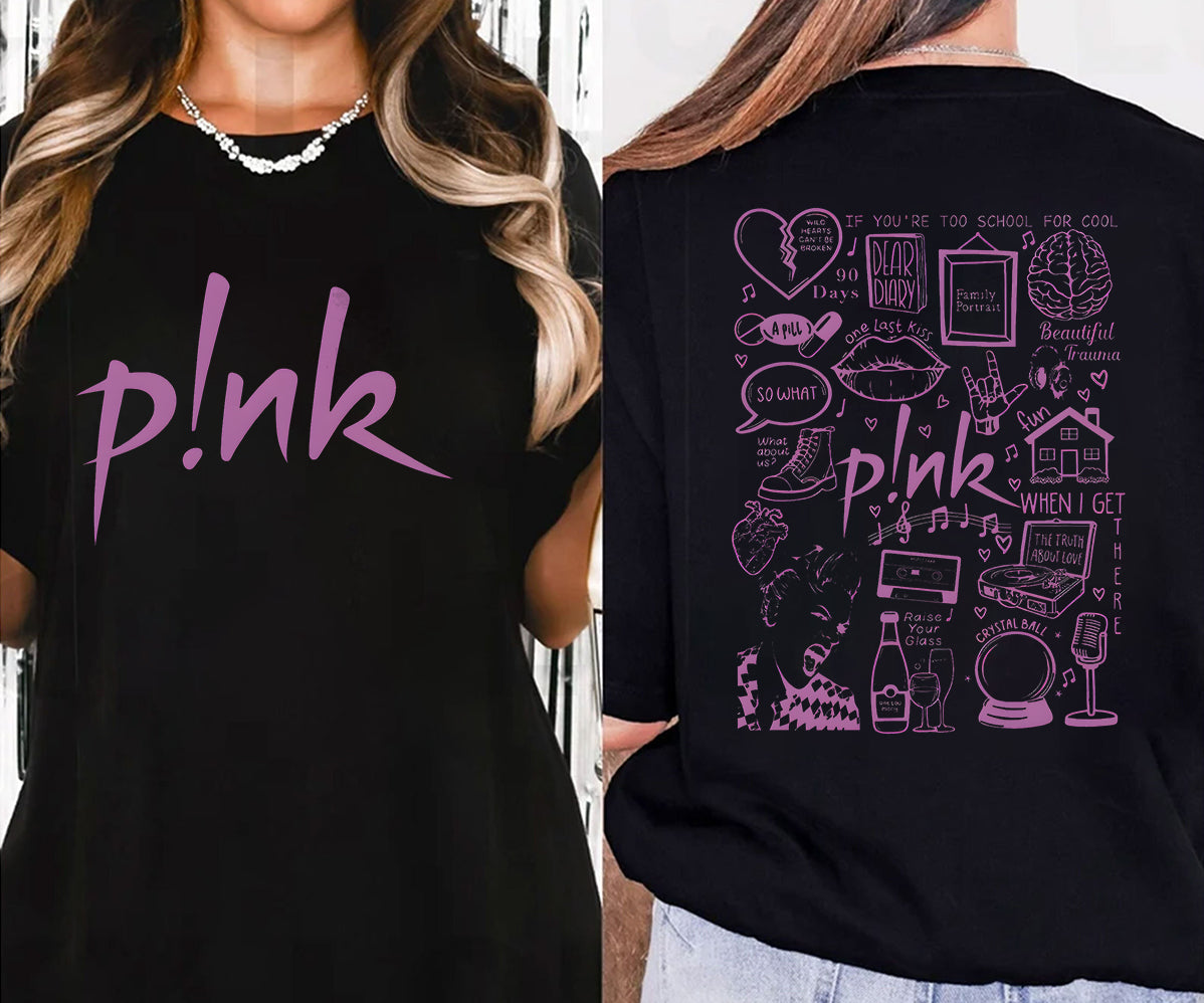 Vintage P!nk Summer Carnival, Pink Singer Tour, Music Festival Shirt, Concert Apparel, Tour Shirt, Pink Music Clothing, Trustfall Album Tee