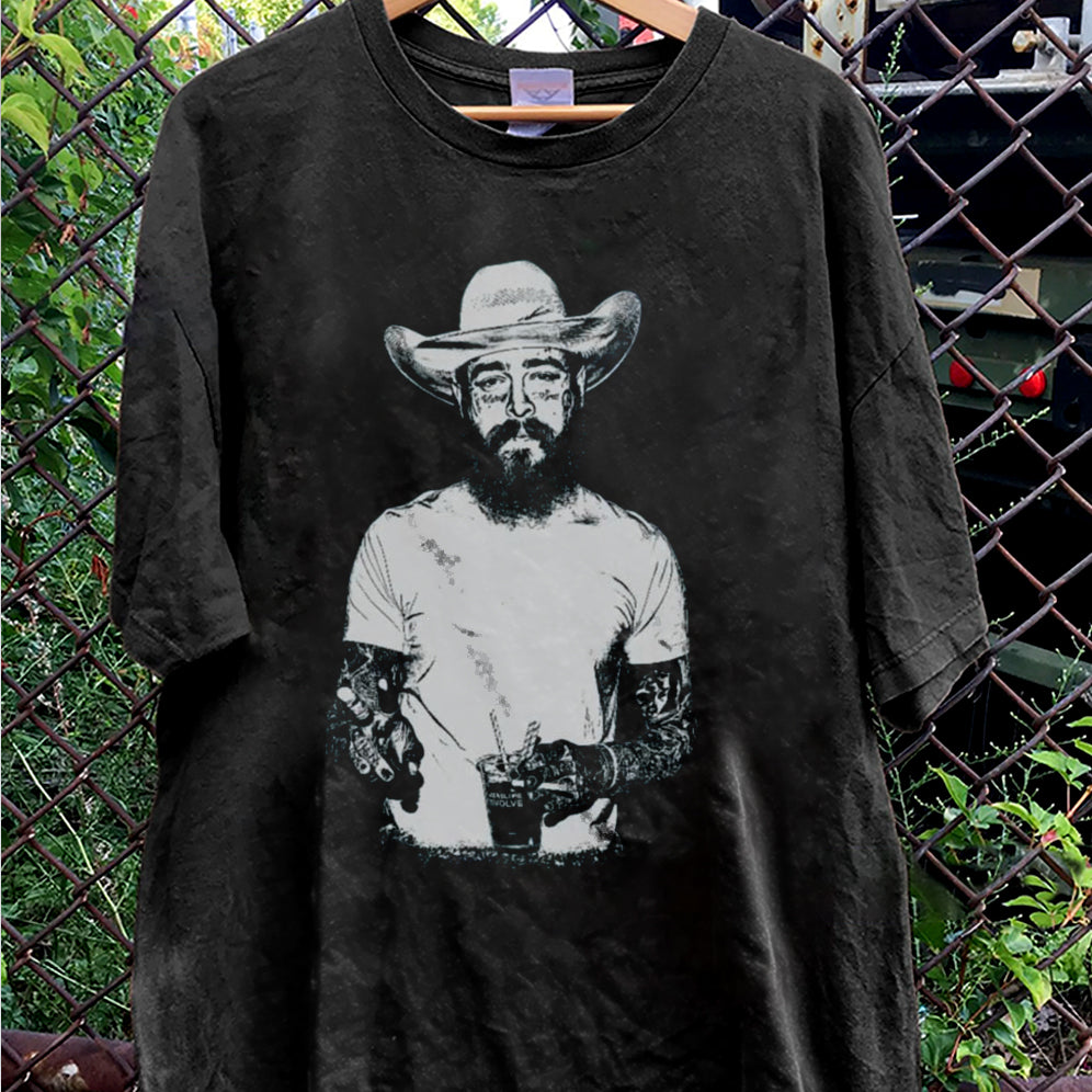 Vintage Post Malone Shirt, Cowboy Post Shirt, Country Shirt, Western Graphic Tee, Concert Shirt TD V12, Festival Shirt, Had Some Help Shirt