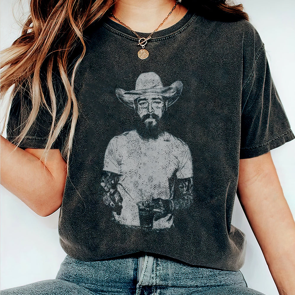 Vintage Post Malone Shirt, Cowboy Post Shirt, Country Shirt, Western Graphic Tee, Concert Shirt TD V12, Festival Shirt, Had Some Help Shirt