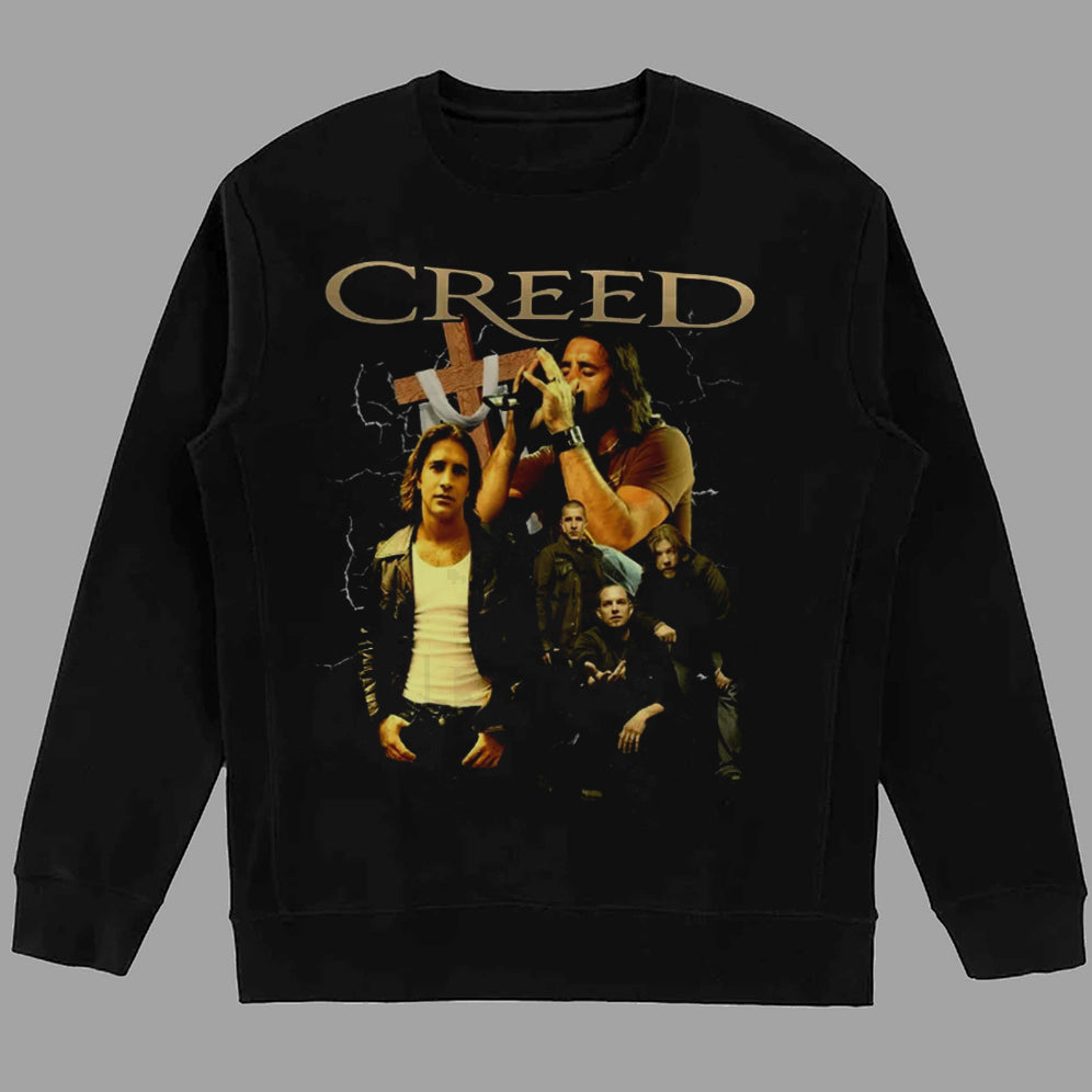 Retro Creed Band Bootleg T-Shirt, Creed Band Fan Gift Shirt, Creed 2024 Tour Shirt, Rock Band Creed Graphic Shirt, Creed Band Merch Shirt