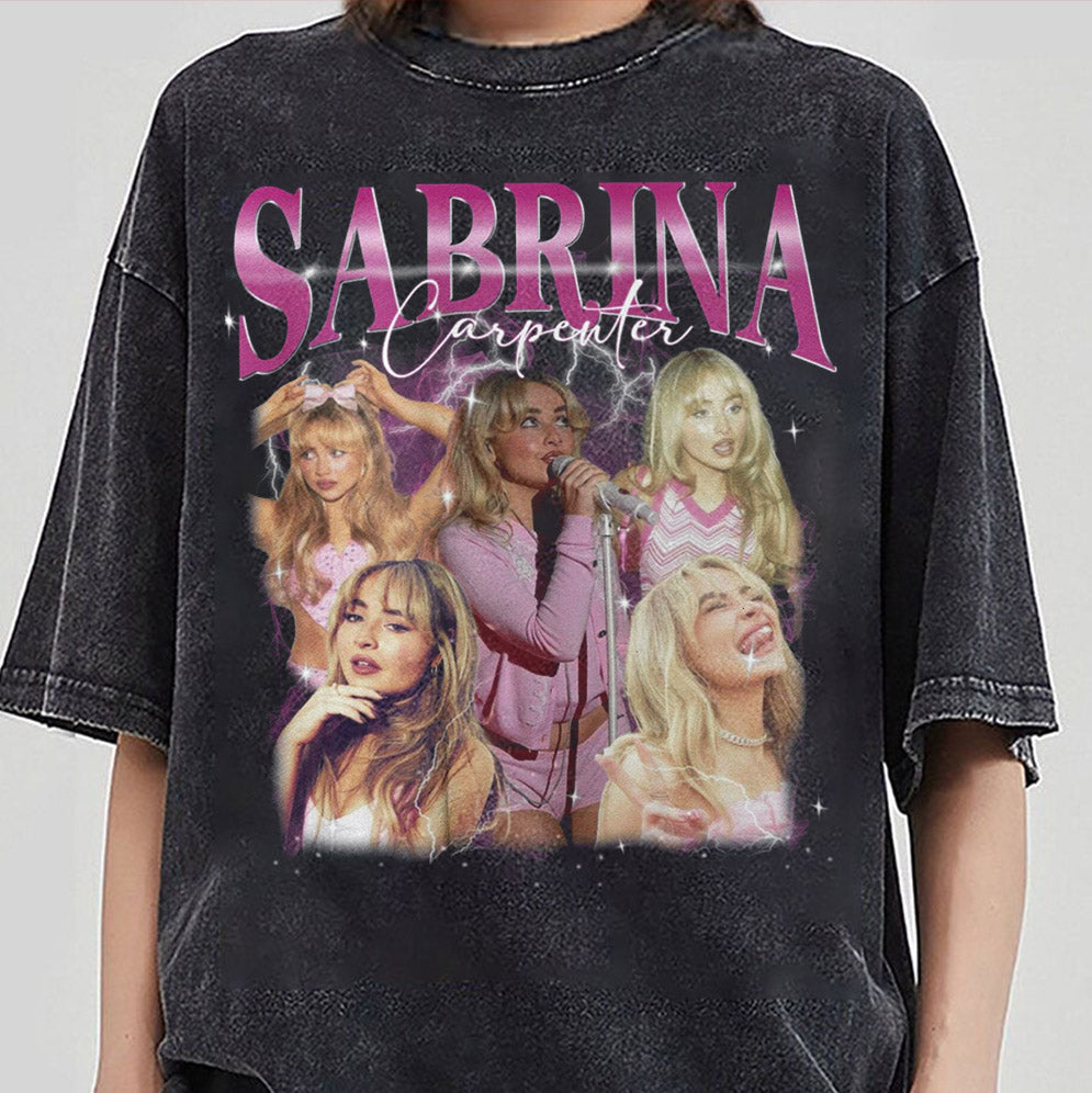 Vintage Sabrina Carpenter Shirt, Retro90s Bootleg Rap Shirt, Eras Tour Shirt, Concert Tour Shirt, Sabrina Merch, Sabrina Fan Gift Unisex Tee