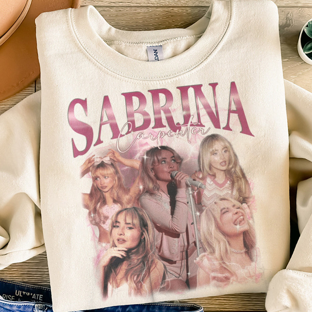 Vintage Sabrina Carpenter Shirt, Retro90s Bootleg Rap Shirt, Eras Tour Shirt, Concert Tour Shirt, Sabrina Merch, Sabrina Fan Gift Unisex Tee