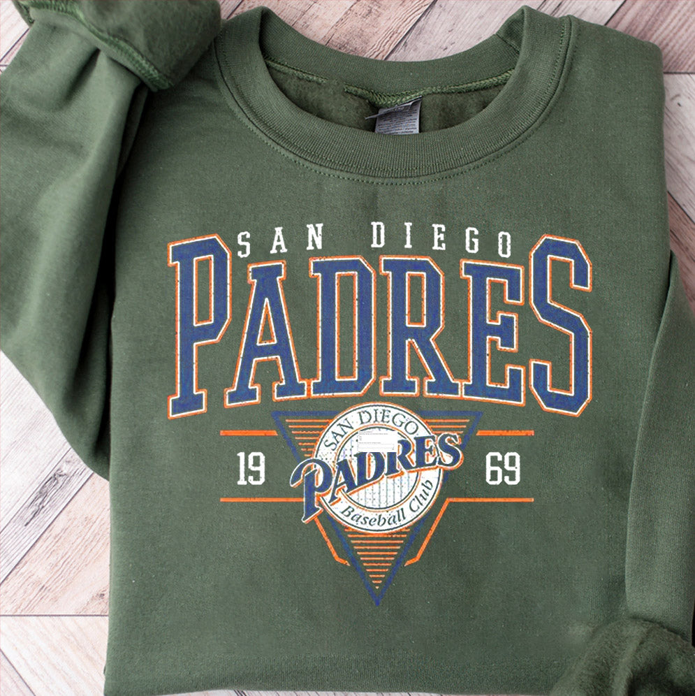 Vintage San Diego Vintage Baseball Sweatshirt, Style San Diego Baseball Crewneck Sweatshirt, Padres Shirt, Game Day, San Diego Baseball Custome