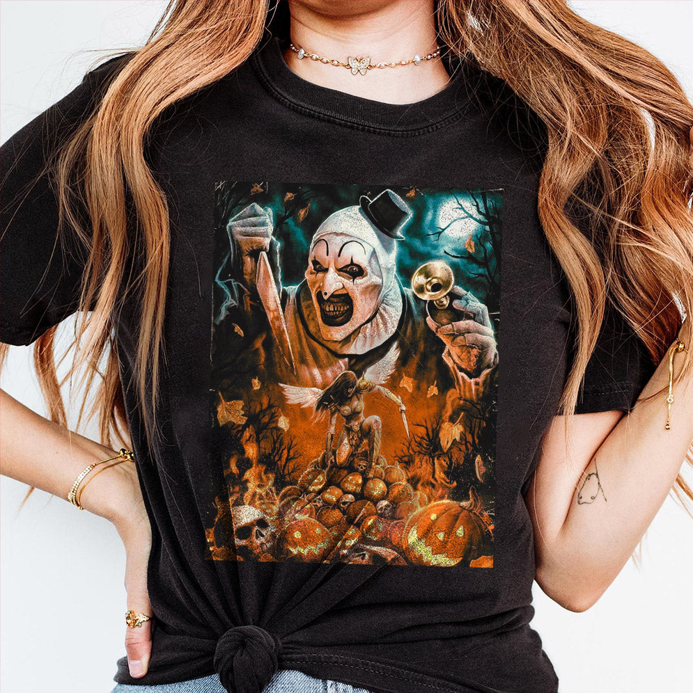 Vintage Terrifier Movie Shirt, Scary Clown Shirt, Homage Horror Graphic 90s Shirt, Halloween Movie Shirt, Terrifier Movie Sweatshirt, Terrifier 90s Shirt