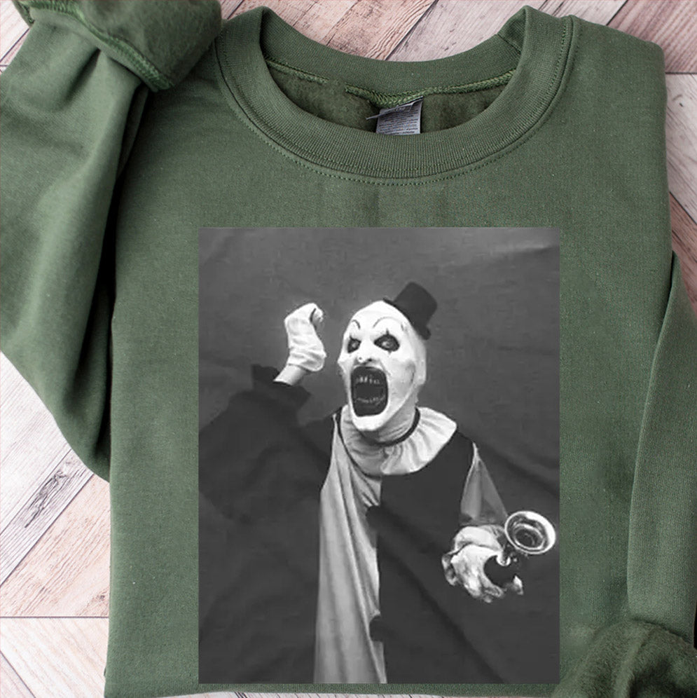 Vintage Terrifier Shirt, Art the Clown Tshirt, Horror Movie Shirt, Clown Tee, Creepy Clown Shirt, Halloween Gift1