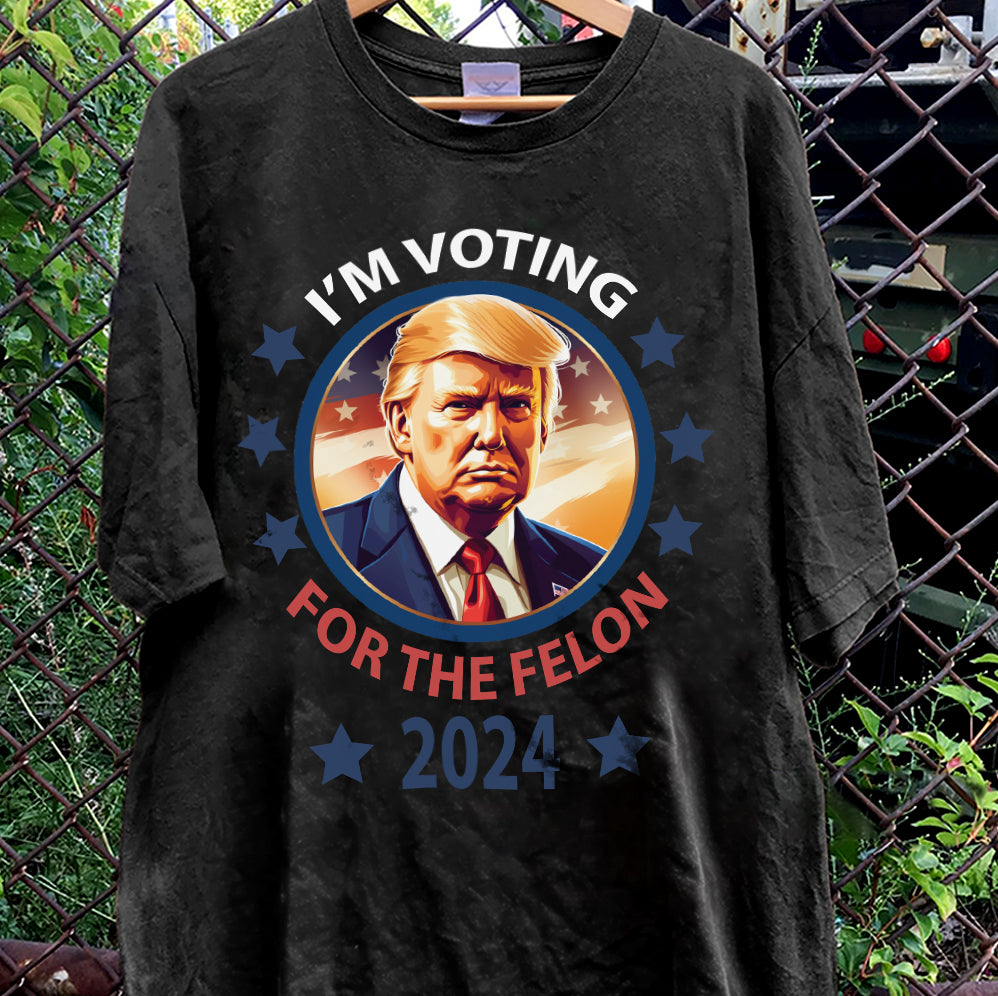 Voting For The Felon Shirt,Trump Vance 2024 Shirt, Vice President JD Vance Shirt, VP Vance 24 Shirt, Trump Fight Shirt Tu5 #4