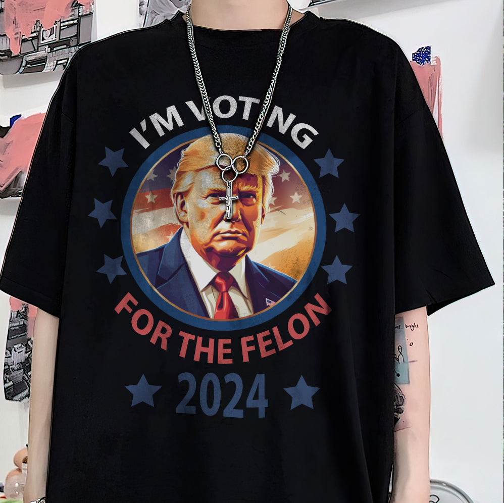 Voting For The Felon Shirt,Trump Vance 2024 Shirt, Vice President JD Vance Shirt, VP Vance 24 Shirt, Trump Fight Shirt Tu5 #4