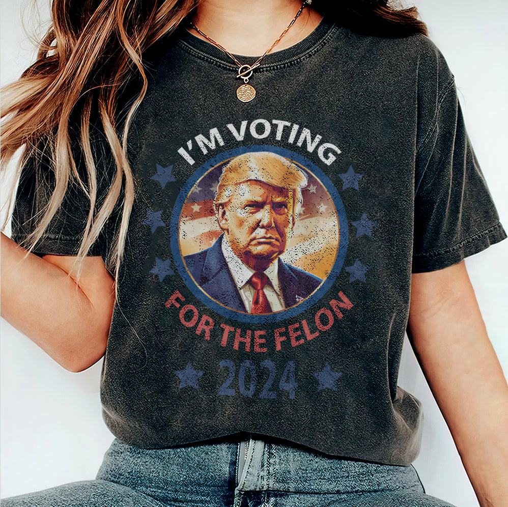 Voting For The Felon Shirt,Trump Vance 2024 Shirt, Vice President JD Vance Shirt, VP Vance 24 Shirt, Trump Fight Shirt Tu5 #4