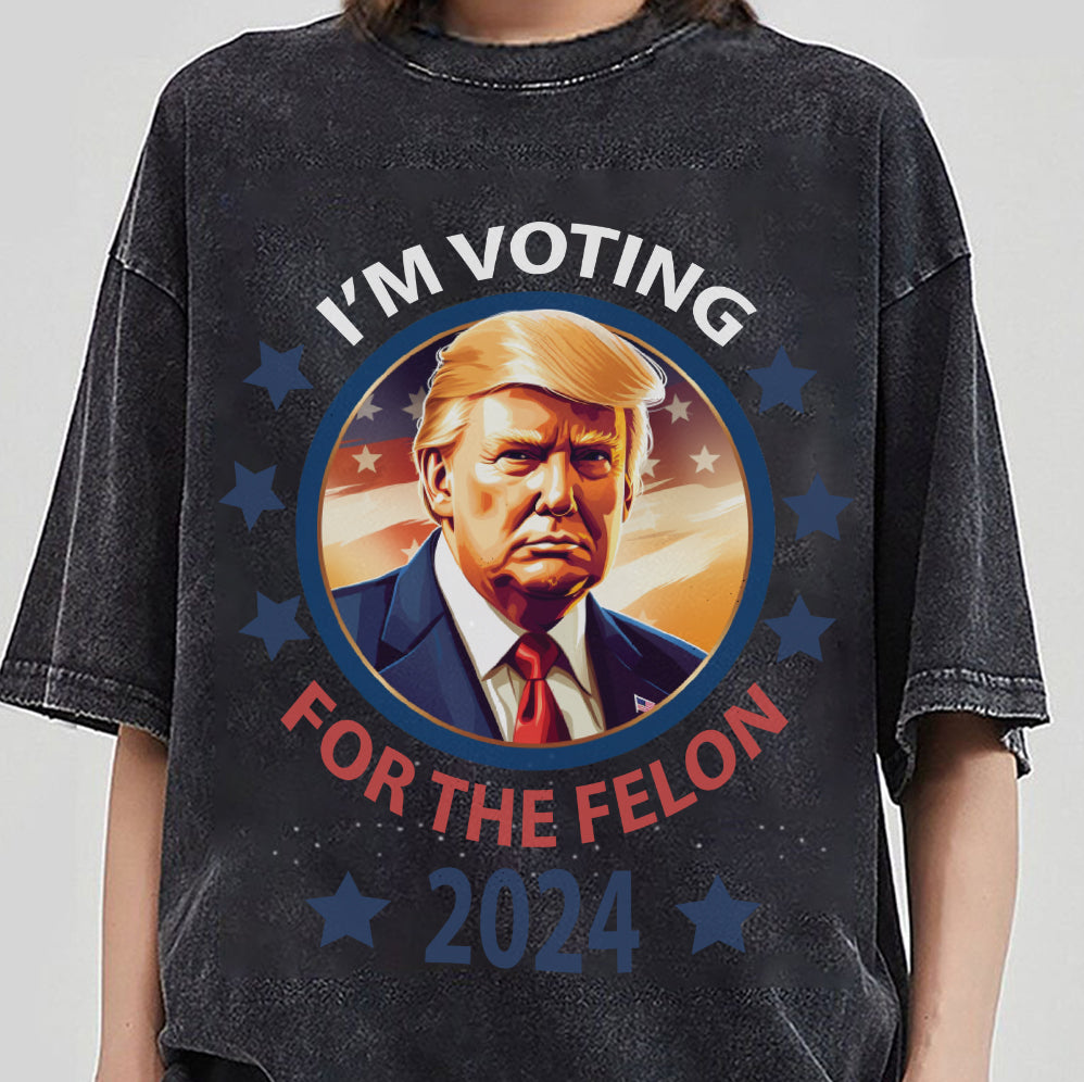 Voting For The Felon Shirt,Trump Vance 2024 Shirt, Vice President JD Vance Shirt, VP Vance 24 Shirt, Trump Fight Shirt Tu5 #4