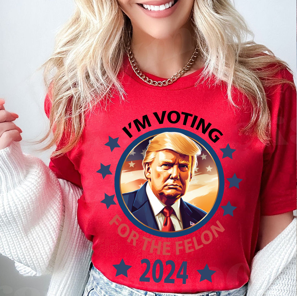 Voting For The Felon Shirt,Trump Vance 2024 Shirt, Vice President JD Vance Shirt, VP Vance 24 Shirt, Trump Fight Shirt Tu5 #4