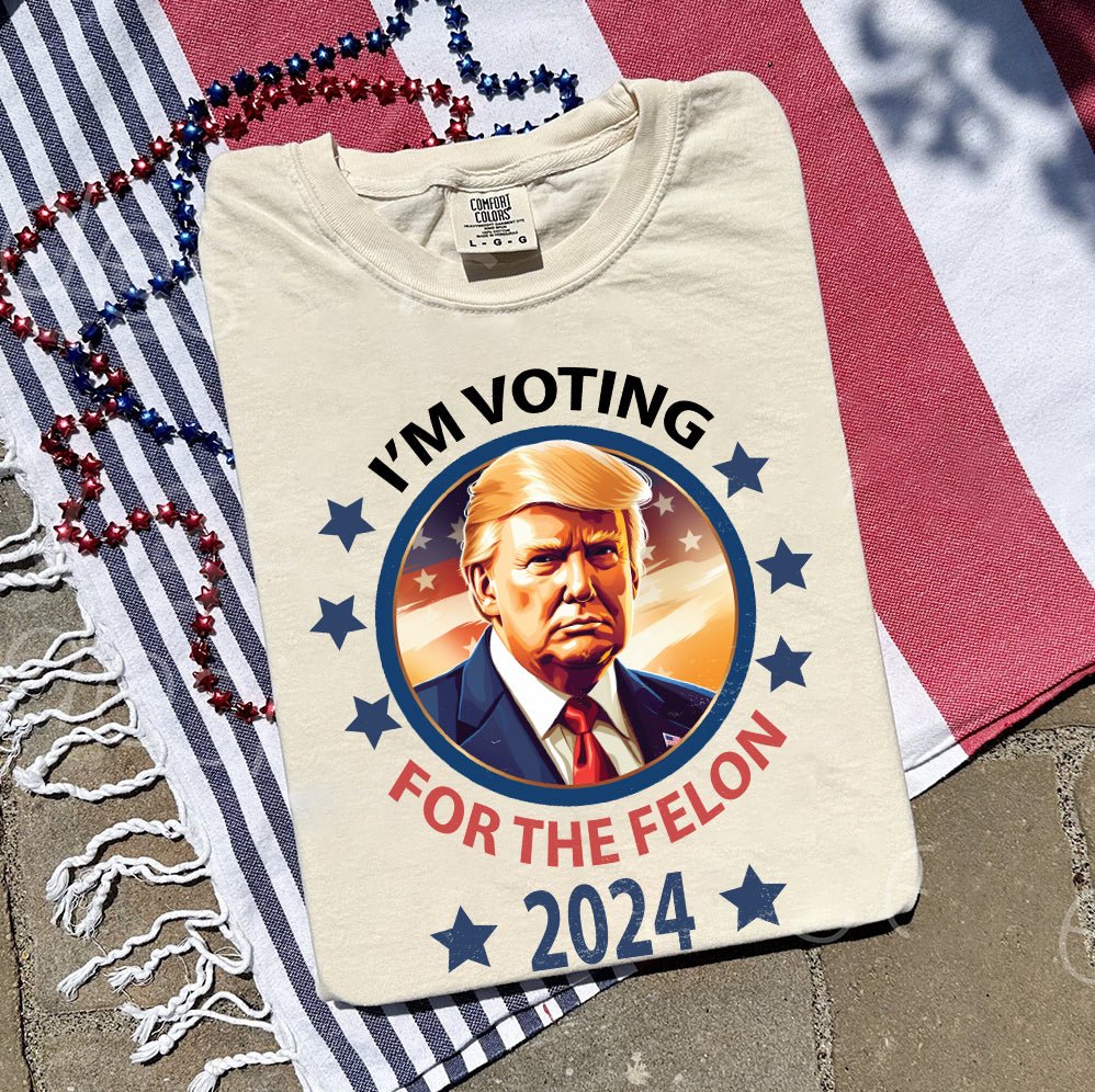 Voting For The Felon Shirt,Trump Vance 2024 Shirt, Vice President JD Vance Shirt, VP Vance 24 Shirt, Trump Fight Shirt Tu5 #4