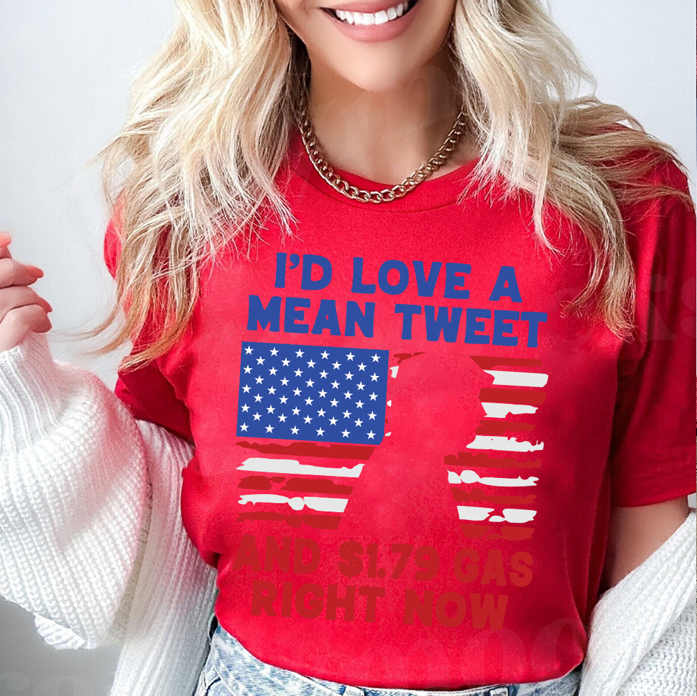 I'D Love A Mean Tweet Trump, 1.79 Gas Right Now Shirt,Trump Vance 2024 Shirt, Vice President JD Vance Shirt, VP Vance 24 Shirt, Trump Fight Shirt Tu5 #13