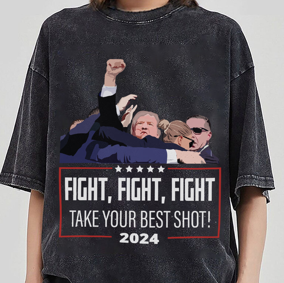 Fight Fight Fight Trump, Take Your Best Shot Shirt,Trump Vance 2024 Shirt, Vice President JD Vance Shirt, VP Vance 24 Shirt, Trump Fight Shirt Tu5 #26