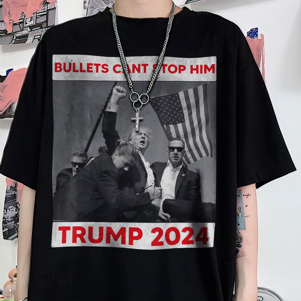 Vintage Trump 2024 Shirt, Retro Trump Shot Shirt, Trump Pennsylvania Rally, Republican Gifts V2', President Trump, MAGA Shirt, Political Shirt, Election Shirt