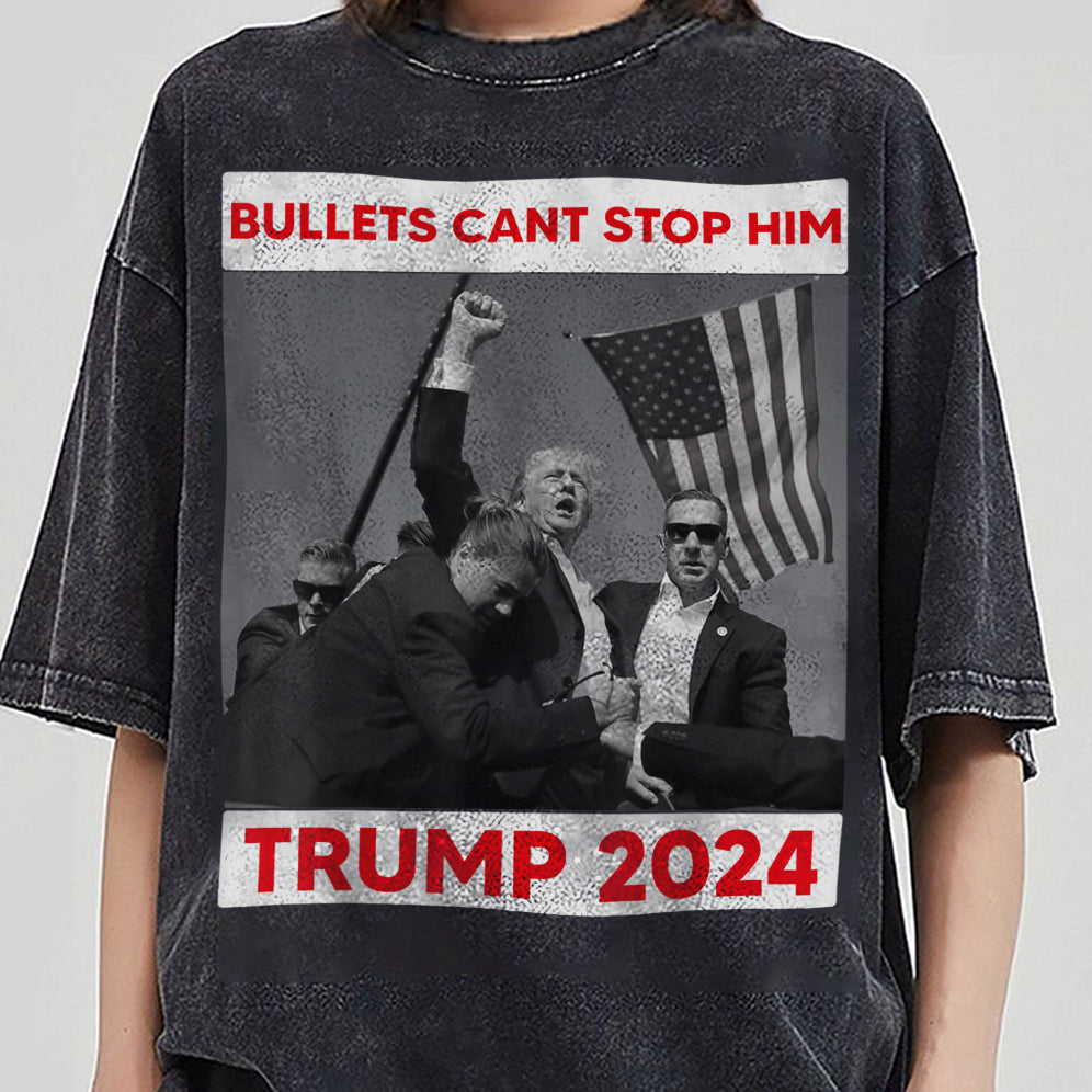 Vintage Trump 2024 Shirt, Retro Trump Shot Shirt, Trump Pennsylvania Rally, Republican Gifts V2', President Trump, MAGA Shirt, Political Shirt, Election Shirt