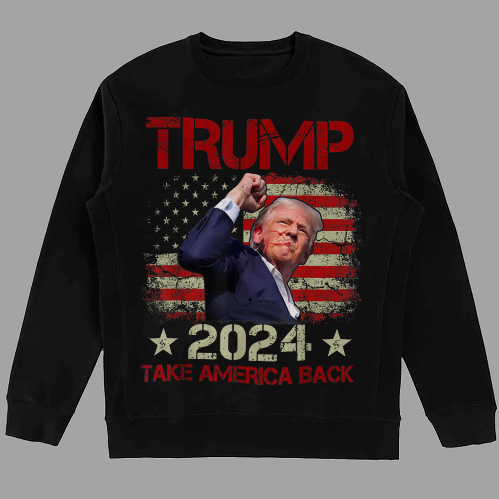 Vintage Trump 2024 Shirt, Retro Trump Shot Shirt, Trump Pennsylvania Rally, Republican Gifts V20, President Trump, MAGA Shirt, Political Shirt, Election Shirt