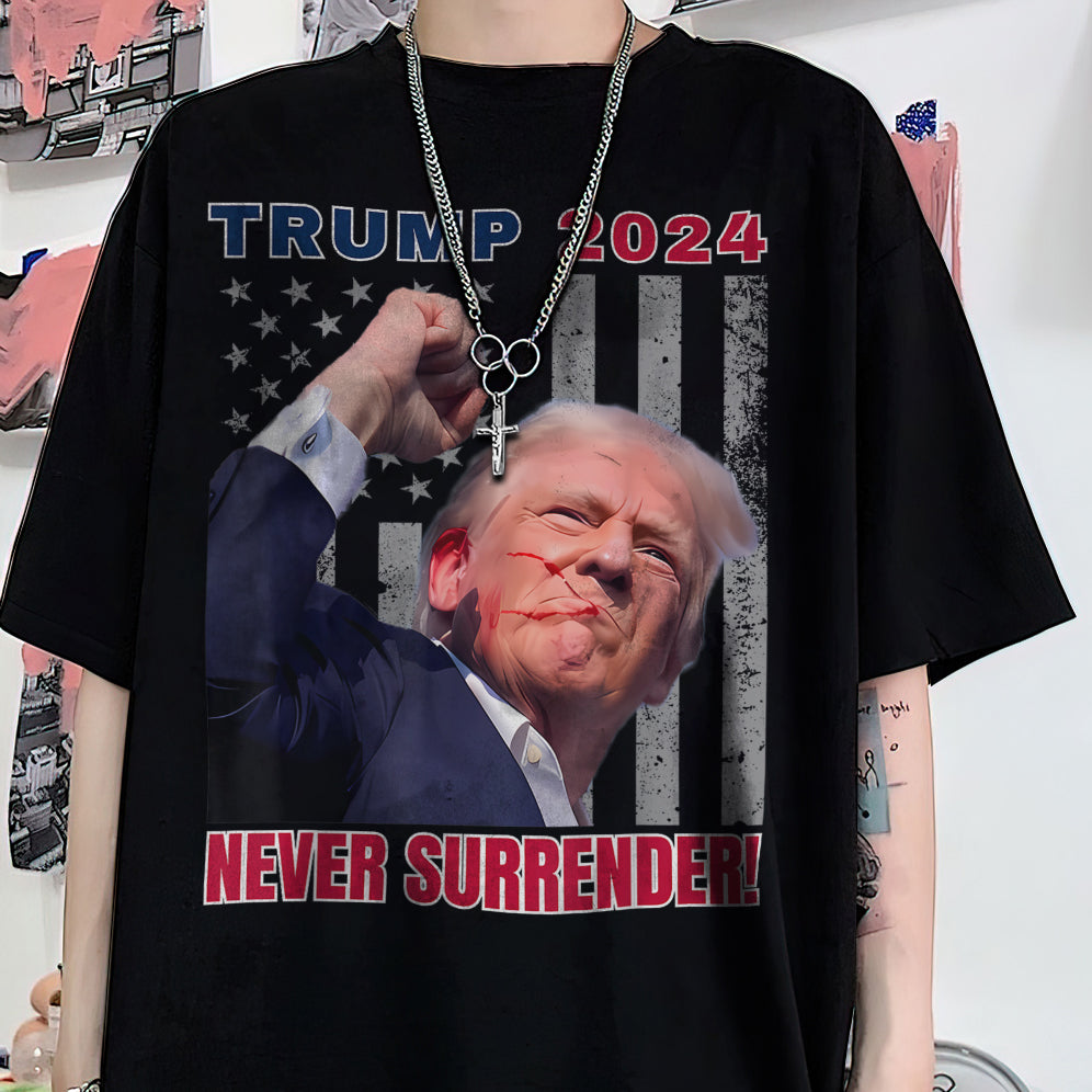 Vintage Trump 2024 Shirt, Retro Trump Shot Shirt, Trump Pennsylvania Rally, Republican Gifts V23, President Trump, MAGA Shirt, Political Shirt, Election Shirt