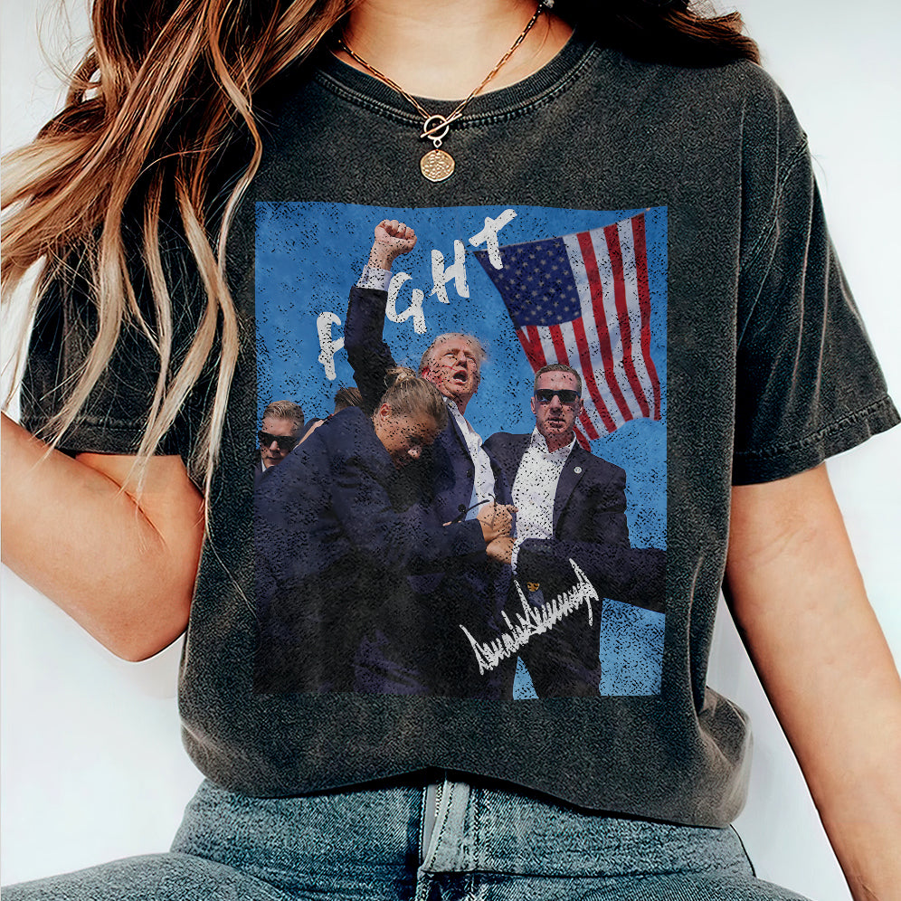 Vintage Trump 2024 Shirt, Retro Trump Shot Shirt, Trump Pennsylvania Rally, Republican Gifts V3, President Trump, MAGA Shirt