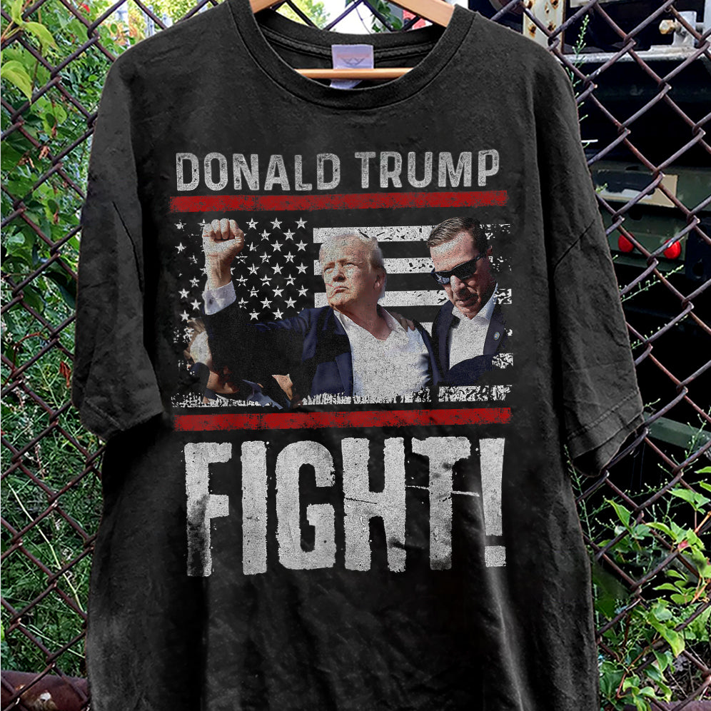 Vintage Trump 2024 Shirt, Retro Trump Shot Shirt, Trump Pennsylvania Rally, Republican Gifts V8, President Trump, MAGA Shirt, Political Shirt, Election Shirt