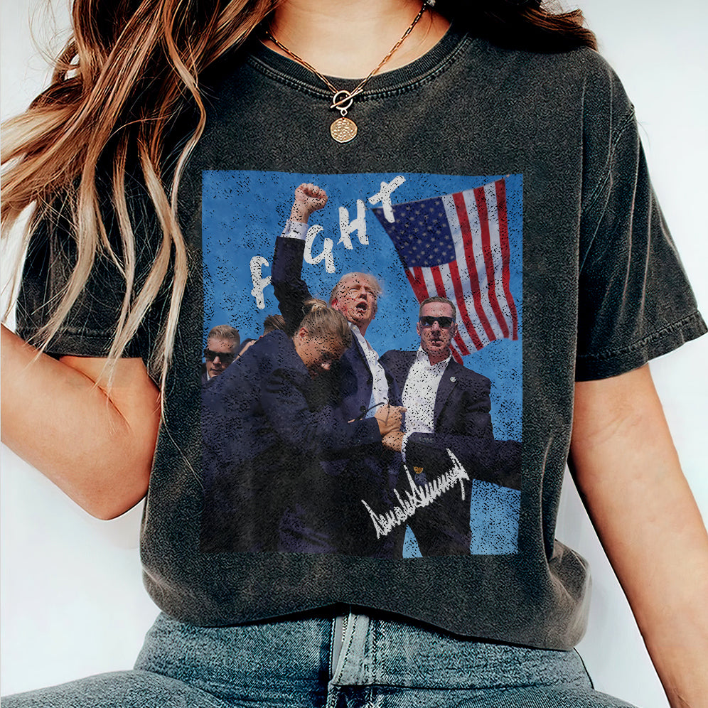 Vintage Trump 2024 Shirt, Retro Trump Shot Shirt, Trump Pennsylvania Rally, Republican Gifts V9, President Trump, MAGA Shirt, Political Shirt, Election Shirt