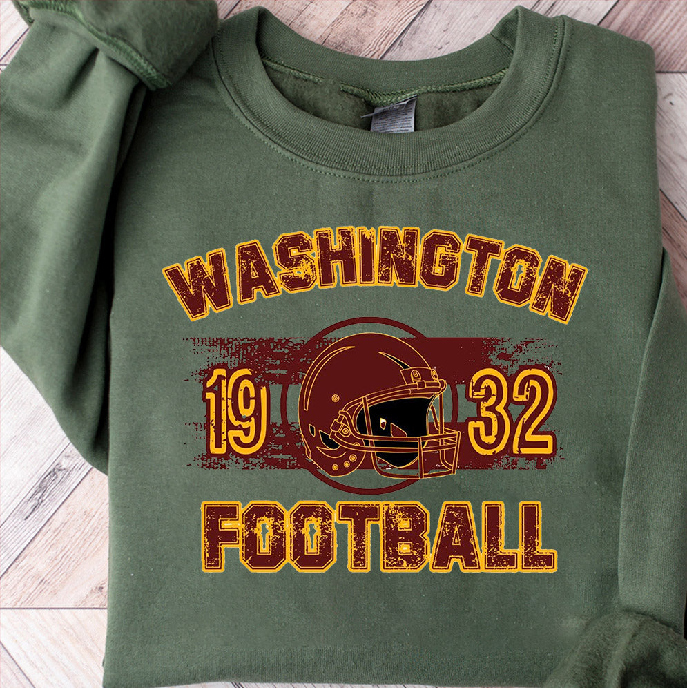 Vintage Washington Commanders Football Sweatshirt, Washington Shirt, Super Bowl Champions Shirt, Sunday Football Shirt, Plus Size Shirt