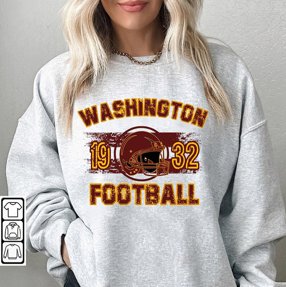 Vintage Washington Commanders Football Sweatshirt, Washington Shirt, Super Bowl Champions Shirt, Sunday Football Shirt, Plus Size Shirt