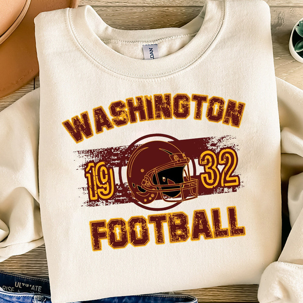 Vintage Washington Commanders Football Sweatshirt, Washington Shirt, Super Bowl Champions Shirt, Sunday Football Shirt, Plus Size Shirt