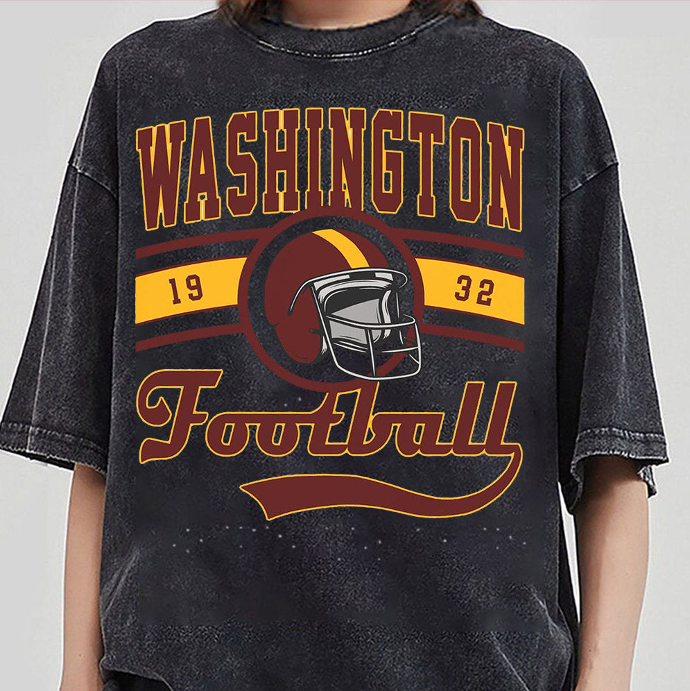 Vintage Washington Football Crewneck, Vintage Style Washington Sweatshirt, Commander Sweater, Washington Fans Gift, Washington T-Shirt