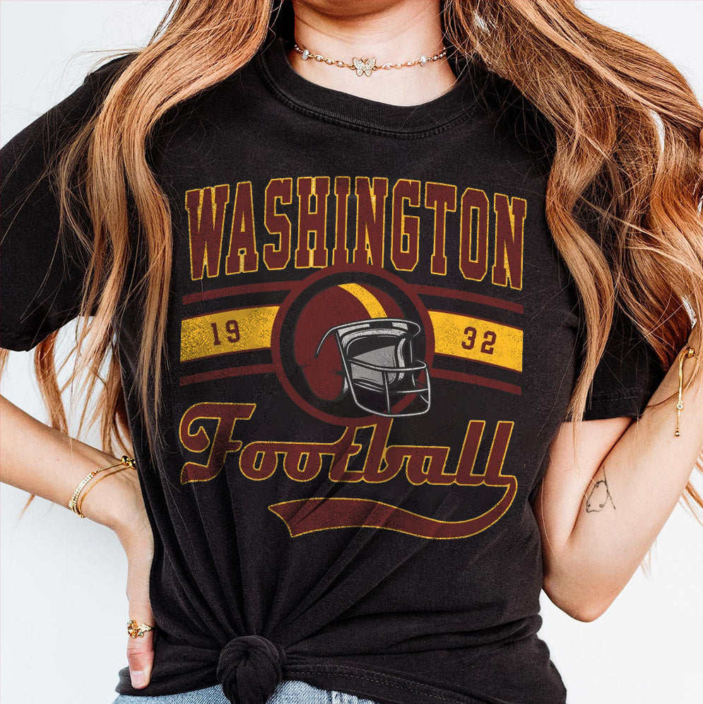 Vintage Washington Football Crewneck, Vintage Style Washington Sweatshirt, Commander Sweater, Washington Fans Gift, Washington T-Shirt