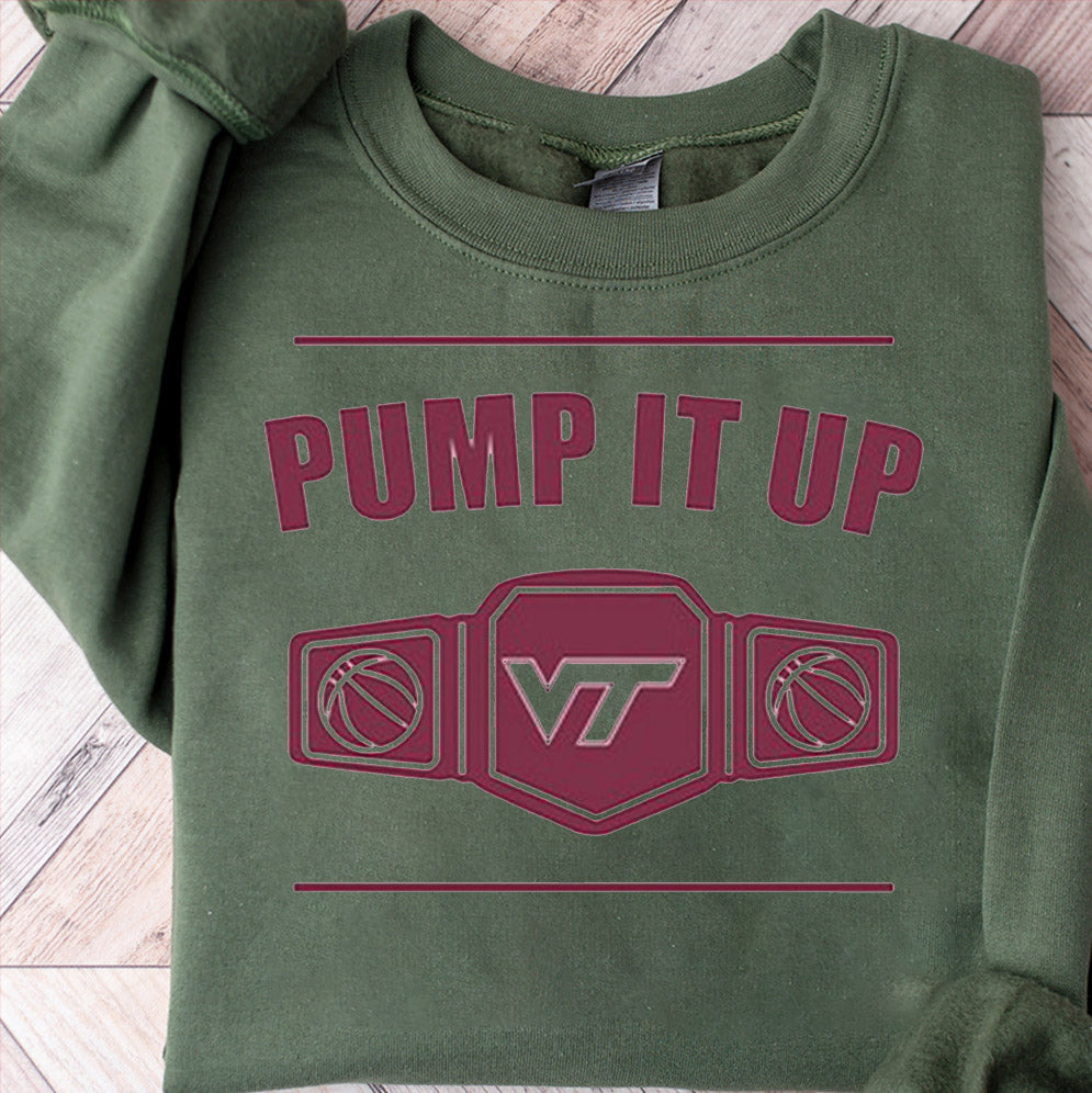 Virginia Tech Pump It Up Shirt, Sweatshirt, Hoodie