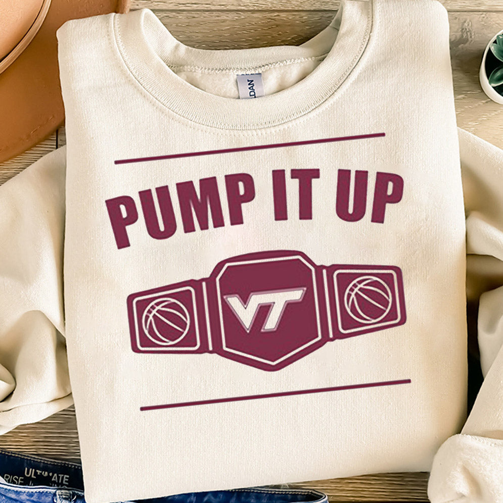 Virginia Tech Pump It Up Shirt, Sweatshirt, Hoodie