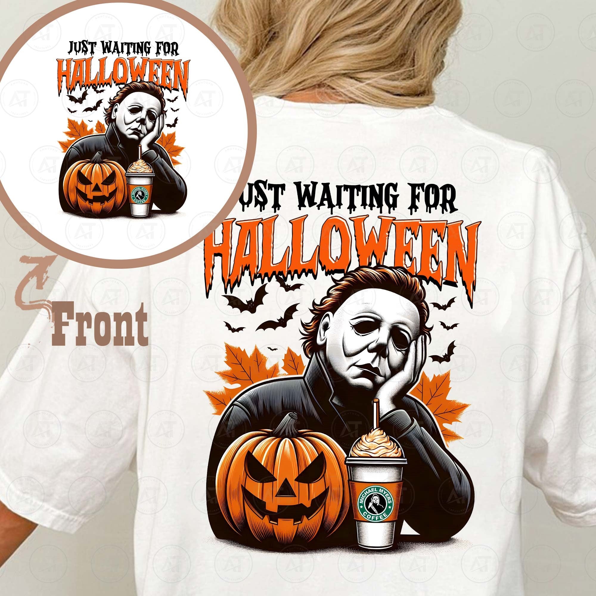 Waiting For Halloween Like Horror Movie Killers Tshirt, Horror Character Daily Life, Halloween Tshirt, Spooky Season HW2607 15