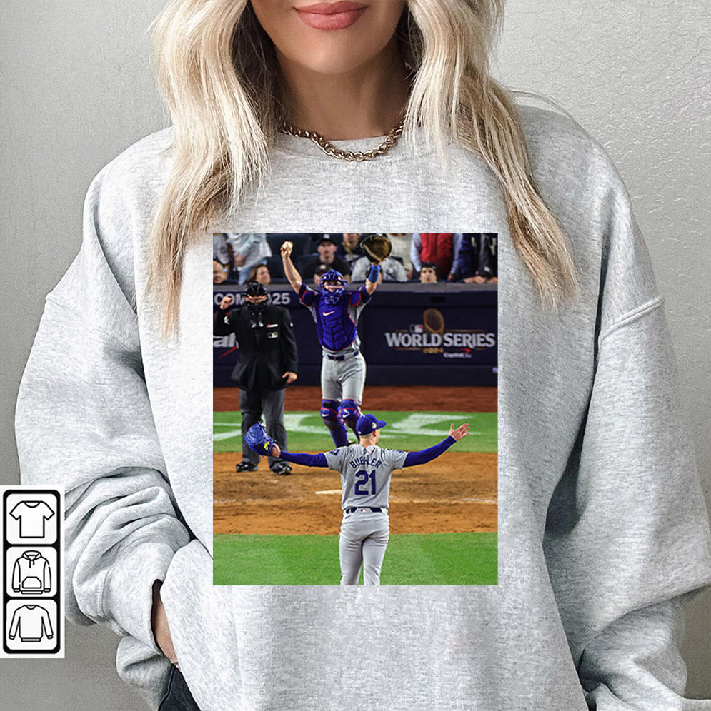 Walker Buehler Celebration World Series Champions 2024 T-Shirts, Sweatshirt, Hoodie