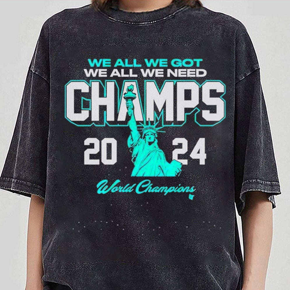 We all we got we all we need 2024 Champs New York women's Basketball T-Shirts, Sweatshirt, Hoodie