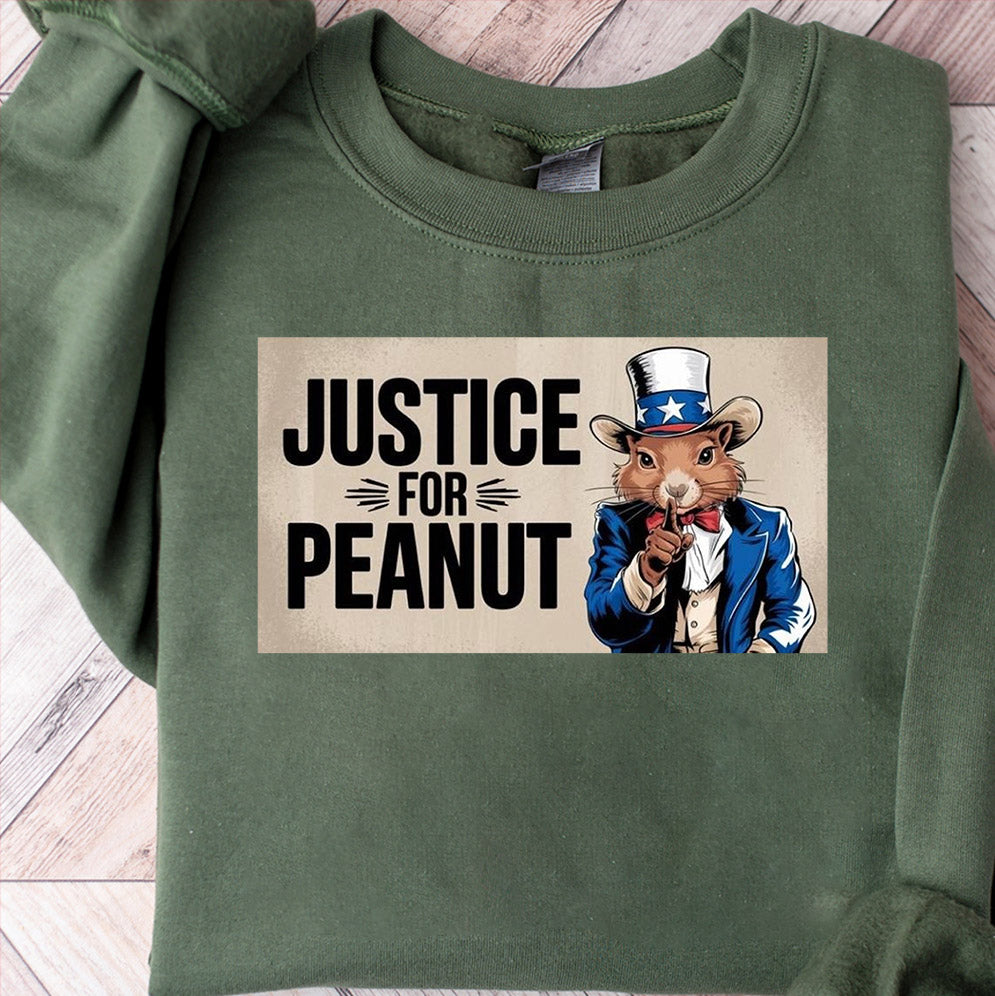 We Want Justice for Peanut Peanut The Squirrel 2024 Shirt, Peanut Squirrel, Squirrel Lover Tshirt, Peanut the Squirrel, Peanut Justice, Funny Squirrel Shirt, Animal Lovers