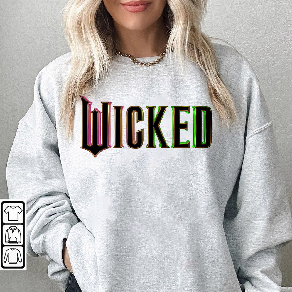 Wicked Movie Sweatshirt, Elphaba and Glinda Sweatshirt, Wicked the Musical Shirt, Movie Merch