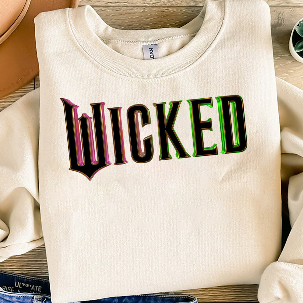 Wicked Movie Sweatshirt, Elphaba and Glinda Sweatshirt, Wicked the Musical Shirt, Movie Merch