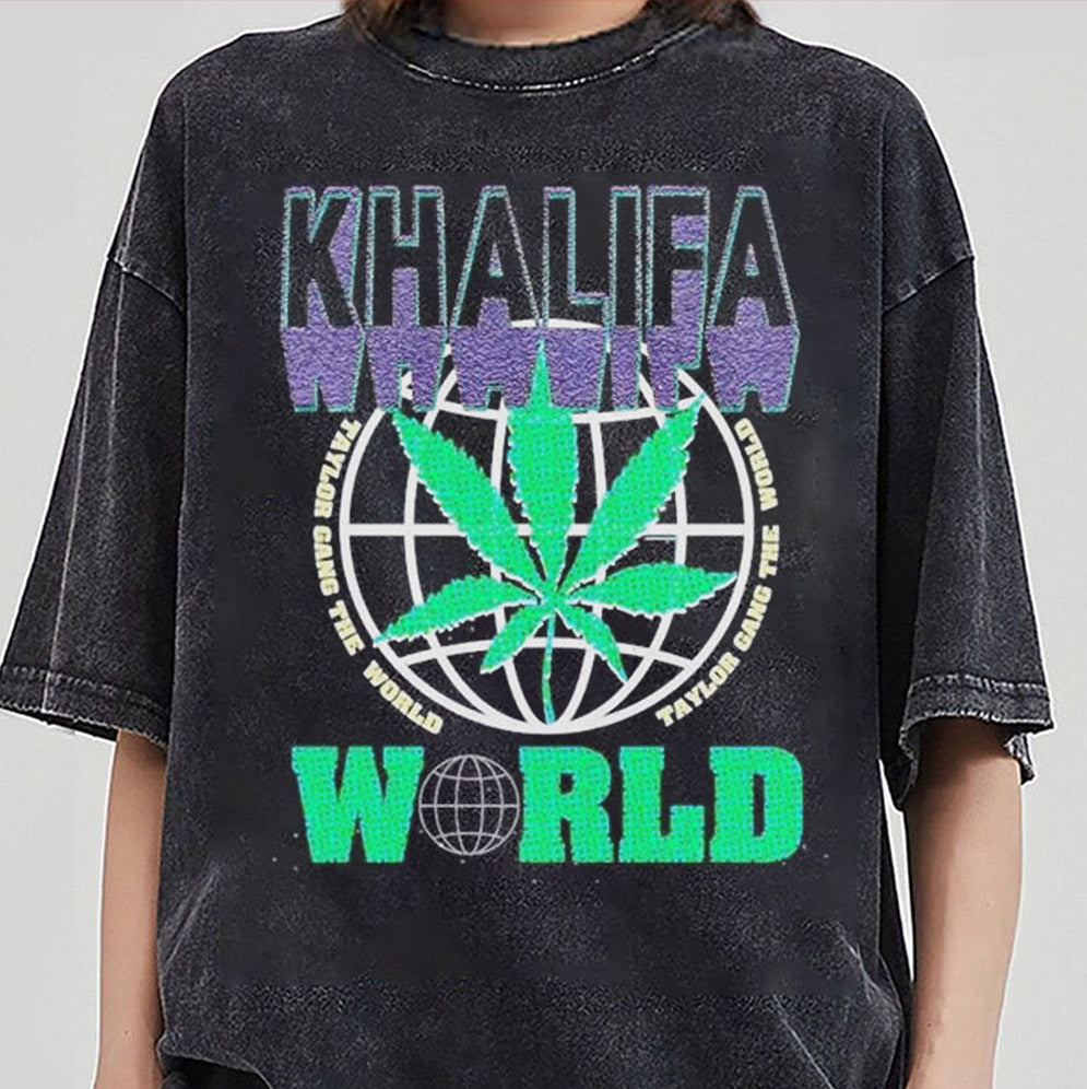 Wiz Khalifa Khalifa Taylor Gang The World Globe Shirts, Sweatshirt, Hoodie And TankTop