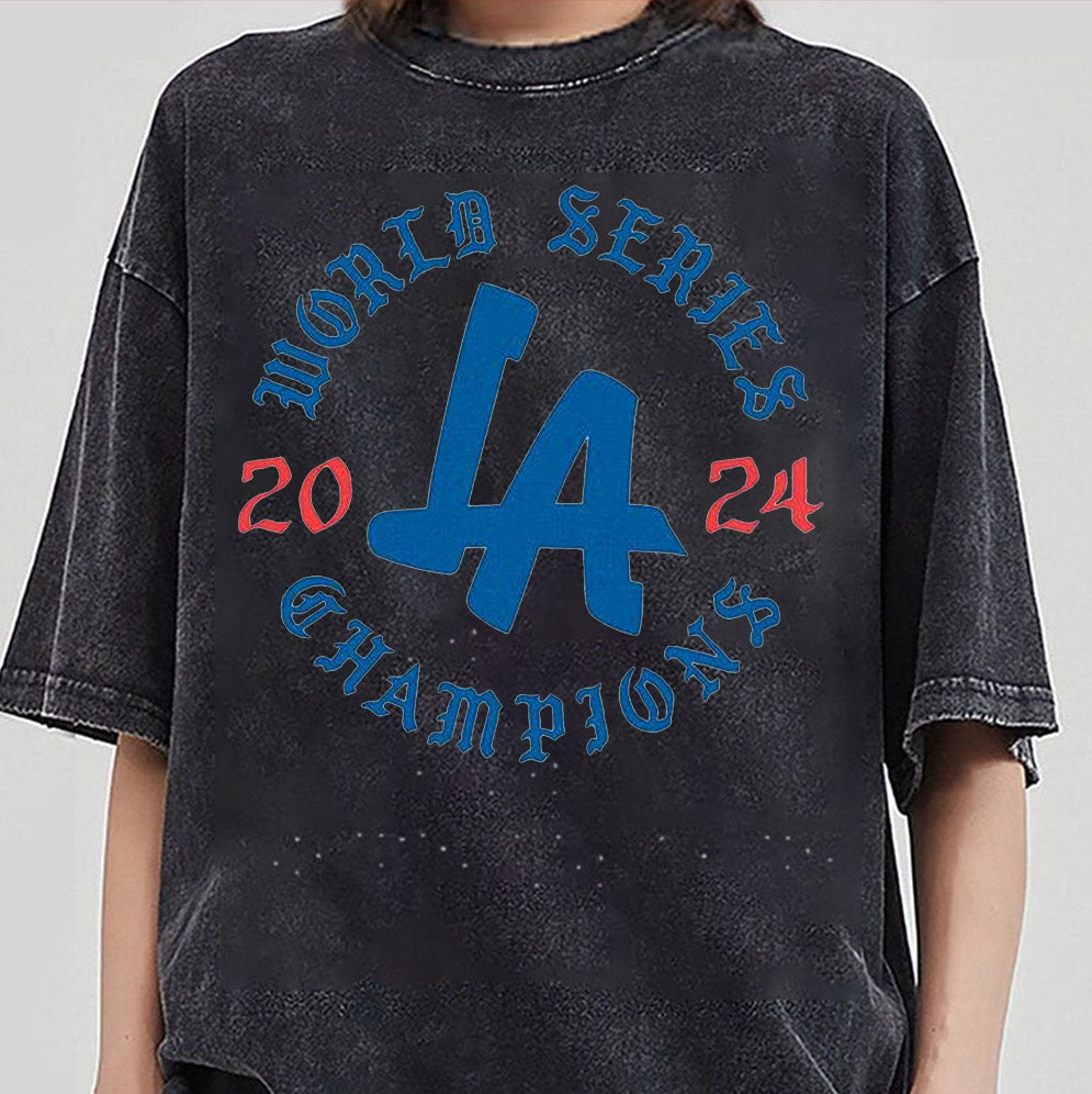 World Series Champions 2024 LA Dodgers T- Shirt, Dodgers Fan, LA Sports, Dodgers World Series 2024, Dodgers, World series 2024