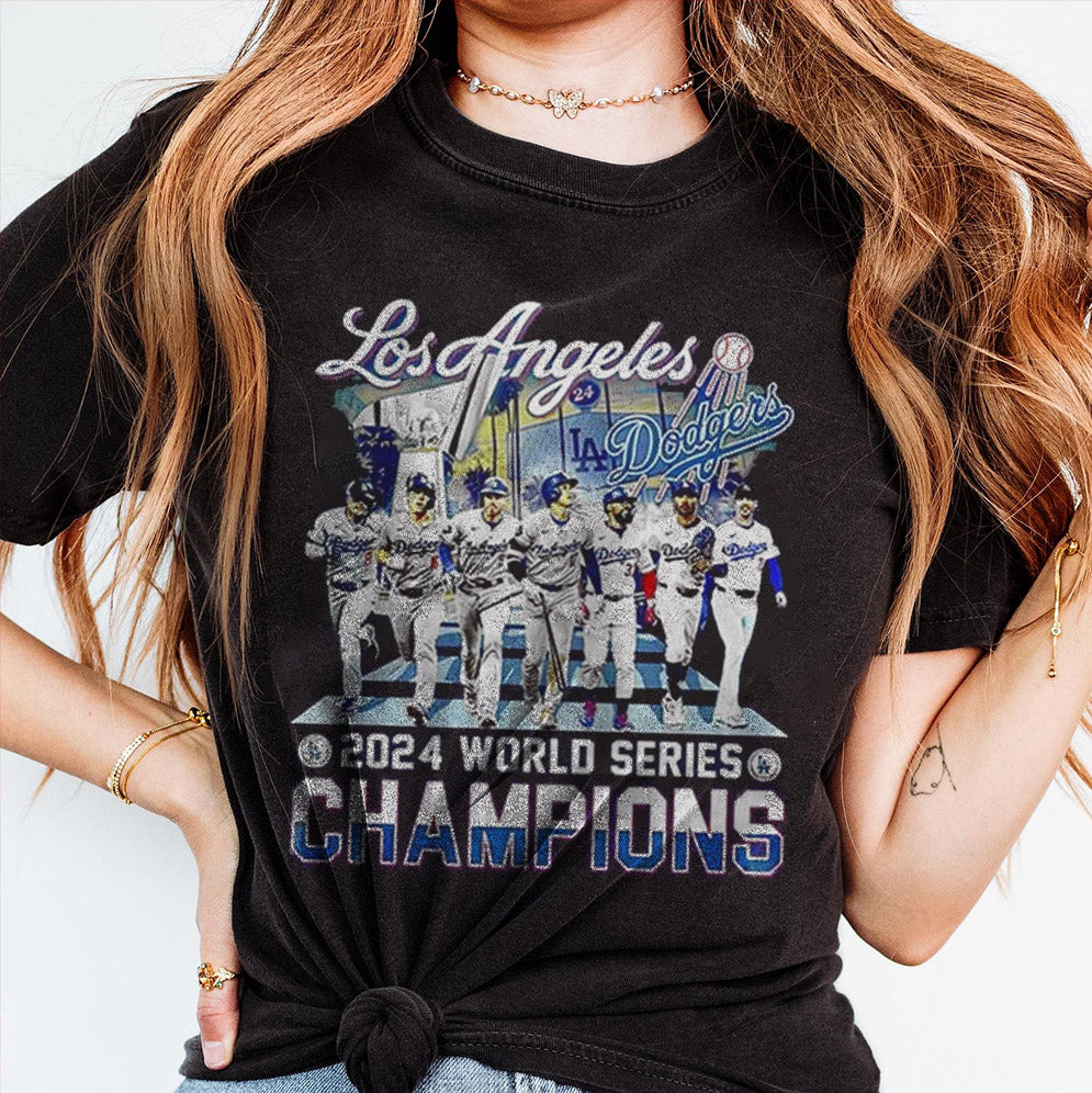 World Series Champs 2024 Los Angeles Dodgers OWA Walking Shirt, Dodgers Fan, LA Sports, Dodgers World Series 2024, Dodgers, World series 2024