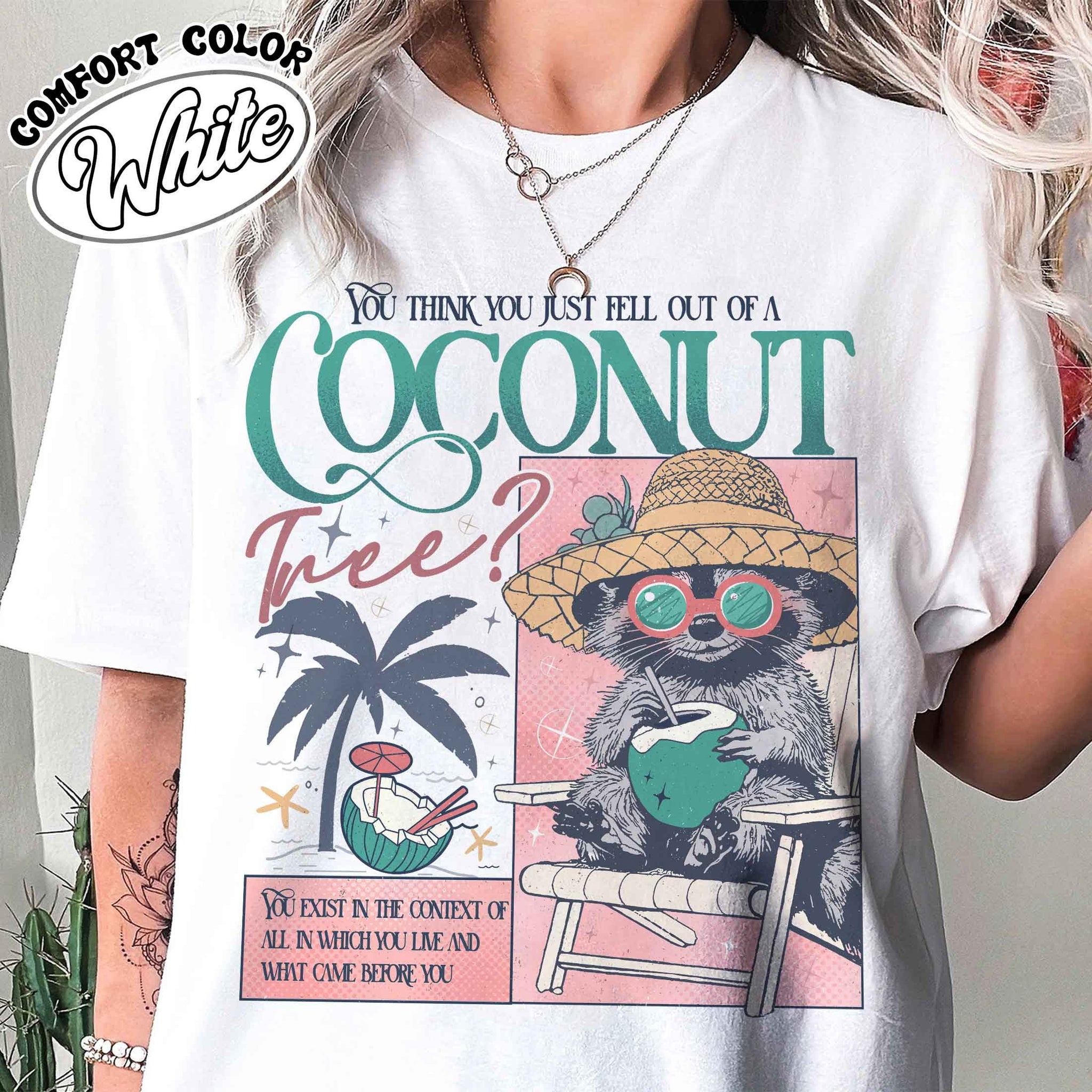 You Think You Just Fall out of a Coconut Tree T-Shirt, Social Democrat Shirt,Roevember,Coconut Tree Shirt,Election 2024 Shirt,Democrat Shirt  TD2907 15