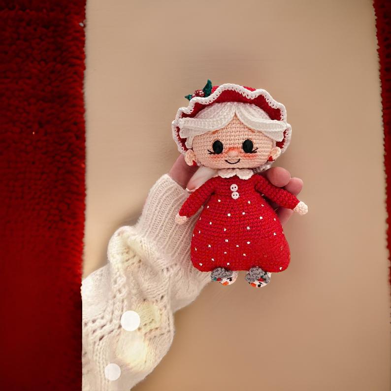 Crochet 2 Pattern in 1 Santa Claus and Mrs Claus Amigurumi Pdf English SVG19 CRO1910